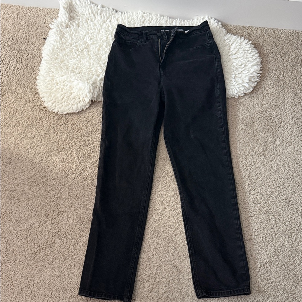Old Navy Women's Straight Leg Dark Jeans